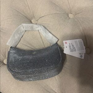 City essentials nano shoulder bag glitter